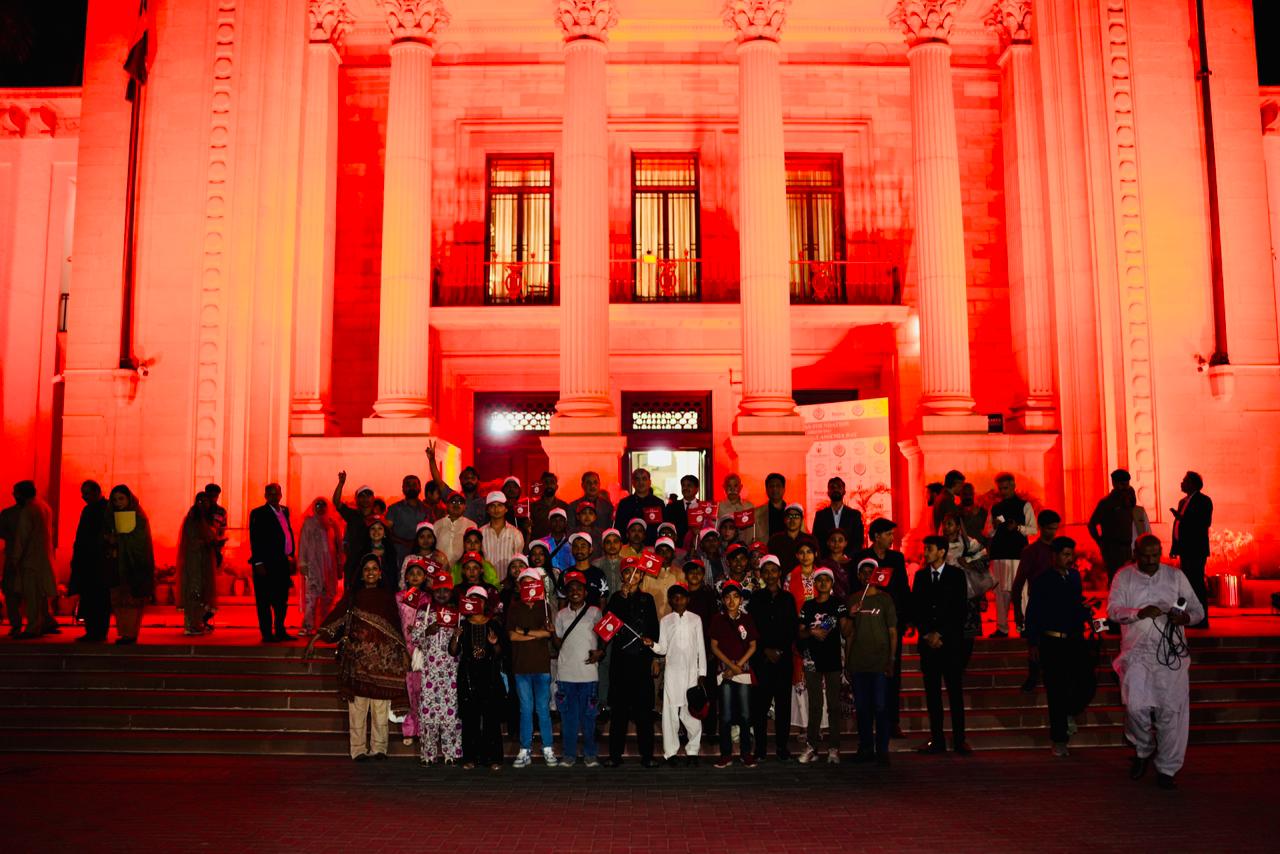 Punjab Assembly Illuminated in Red on World Thalassemia Day Alongside Sundas Foundation Children